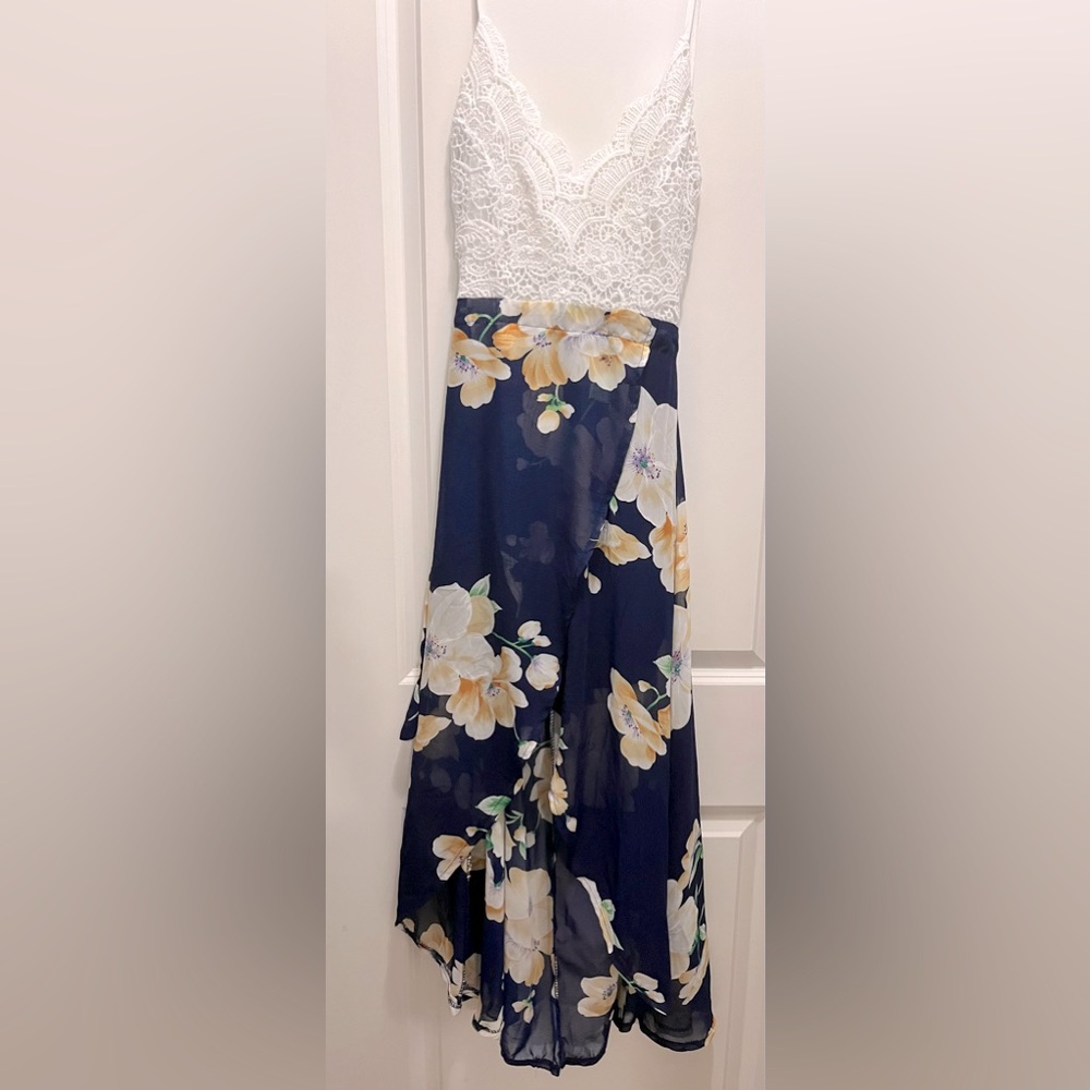 Summer Dress with Crochet Top